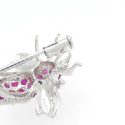 K18WG Ruby Brooch 1.00CT - Hàng hiệu Chính hãng 872209