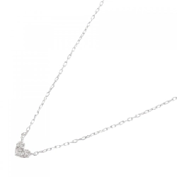 K18WG Dây chuyền kim cương hình trái tim - Hàng hiệu Authentic 863664