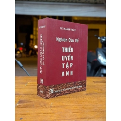 Nghiên cứu về Thiền Uyển Tập Anh - Lê Mạnh Nhất