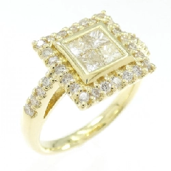 Nhẫn kim cương K18YG 1.00CT