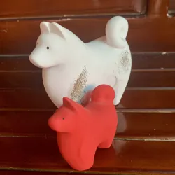 Chú chó bằng gốm 1021414