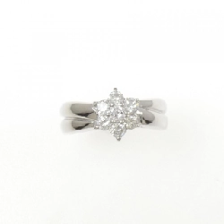 Nhẫn kim cương hoa PT900 0.52CT 667209