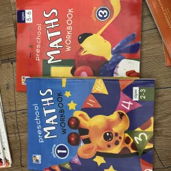 Bộ 2 quyển Math cho bé 2-3 và 5-6 tuổi