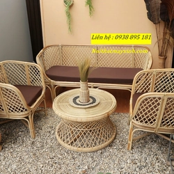 Sofa mây tự nhiên phòng khách bảo hành 12 tháng 365795