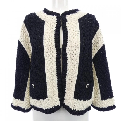 Áo khoác không cổ CHANEL P72002K10363 22C