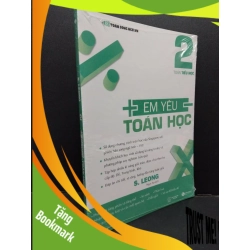 (TẶNG BOOKMARK) 2 Em yêu toán học S. Leong mới 100% RBK.ASB1309