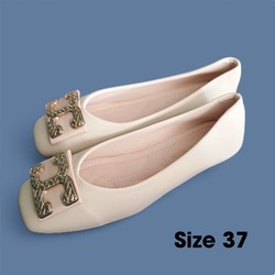 Bệt nữ da mềm màu be sữa size 37 77336