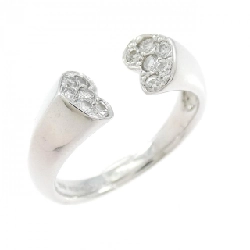 Nhẫn kim cương hình trái tim K18WG 0.20CT - Hàng hiệu Chính hãng