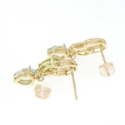 K18YG Đá màu Bông tai - Hàng hiệu Chính hãng 871931