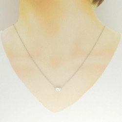 Dây chuyền kim cương PT900/PT850 0.769CT F VS1 hình trái tim - Hàng hiệu Authentic 879966