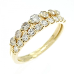 Nhẫn kim cương K18YG 0.20CT