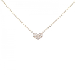 K10PG Dây chuyền kim cương hình trái tim - Hàng hiệu Chính hãng
