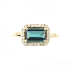 【Sản phẩm mới】Nhẫn tourmaline K18YG 0.89CT 672530
