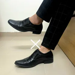 Giày da đen bóng 739073