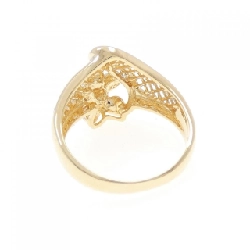 Nhẫn kim cương hoa K18YG 0.16CT - Hàng hiệu chính hãng 850216