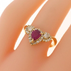 Nhẫn Ruby K18YG 0.59CT 667560