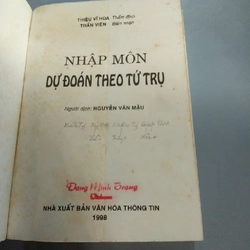 NHẬP MÔN DỰ ĐOÁN THEO TỨ TRỤ 238743