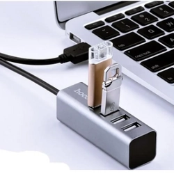 Hub Hoco 4 cổng USB tiện dụng giá gốc 173K (giảm 45%)-Màu bạc 331196