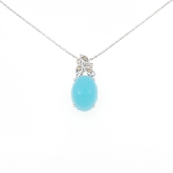 K18WG Ngọc Bích Dây Chuyền 9.45CT - Hàng hiệu Chính hãng