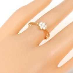 Nhẫn kim cương hoa K18YG 0.15CT - Hàng hiệu Chính hãng 855496
