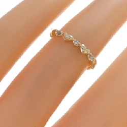 Nhẫn kim cương hình trái tim K10YG - Hàng hiệu Authentic 853861
