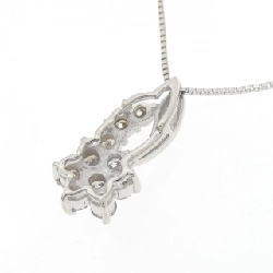 Dây chuyền kim cương hoa PT900/PT850 0.50CT - Hàng hiệu Chính hãng 860640