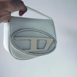 Túi chữ D Denim cho nữ - Thiết kế độc đáo, chất liệu cao cấp - Bag, Len, Đeo Vai, Da 