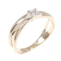 Nhẫn kim cương K18PG hoa