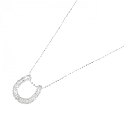 K18WG Mặt dây chuyền hình móng ngựa kim cương 0.30CT - Hàng hiệu Authentic 863047