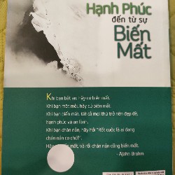 HẠNH PHÚC ĐẾN TỪ SỰ BIẾN MẤT 3603