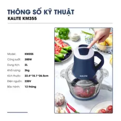 🔥 KALITE KM355 – XAY NHANH, XAY KHỎE, XAY MỊN CHỈ TRONG VÀI GIÂY! 🥩⚡🔪 720874