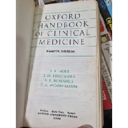 OXFORD HANDBOOK OF CLINICAL MEDICINE (4TH EDITION) -  R. A. Hope, J. M. Longmore, C. A. Wood-Allum, S. K. McManus 120169