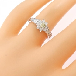 Nhẫn kim cương hoa K18WG 0.17CT - Hàng hiệu Authentic 854797