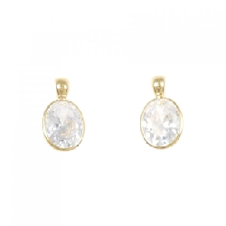 K18YG Bông tai Cubic - Hàng hiệu Chính hãng