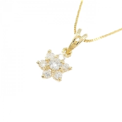 K18YG/750YG Dây chuyền kim cương - Hàng hiệu Authentic 858415