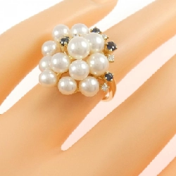 Nhẫn ngọc trai Akoya K18YG - Hàng hiệu Authentic 853646