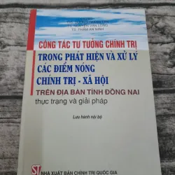 Sách khảo cứu- Công tác tư tưởng trong phát hiện và XL Các điểm nóng tỉnh Đồng Nai
