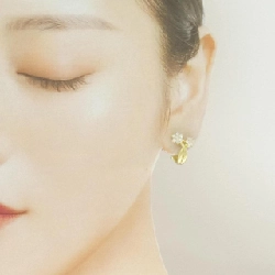 K18YG Bông tai hoa kim cương 0.72CT - Hàng hiệu Chính hãng 864216