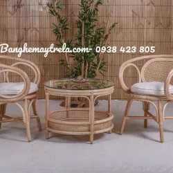 Bộ bàn trà mây phòng ngủ 927405