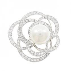 Nhẫn Camelia Chanel 12.2mm - Hàng hiệu Chính hãng 838367