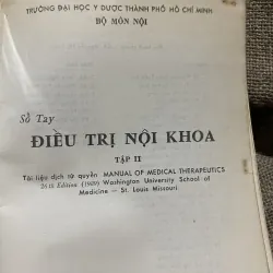 Sổ tay điều trị nội khoa 1-2, tài liệu dịch  1000303