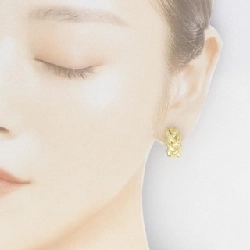 K18YG Bông tai/Khuyên tai kim cương 0.20CT - Hàng hiệu Chính hãng 870900