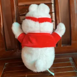 Gấu bông trắng cổ động 1017508