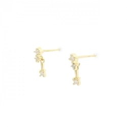 K18YG Bông tai kim cương 0.04CT - Hàng hiệu Chính hãng 868190