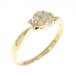 Nhẫn kim cương K18YG 0.20CT