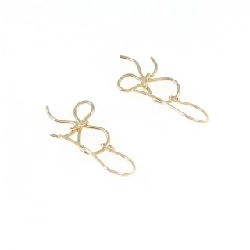 K18YG Bông tai Ruy băng - Hàng hiệu Chính hãng 866024