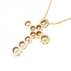 K18YG Dây chuyền kim cương chéo 0.50CT - Hàng hiệu Chính hãng 864476