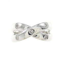 Nhẫn kim cương K18WG 0.10CT 671371