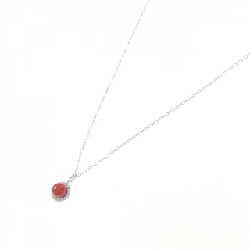 K18WG Mặt dây chuyền san hô - Hàng hiệu Chính hãng 860173