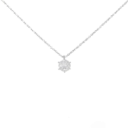 Dây chuyền kim cương PT900/PT850 0.627CT E VVS2 3EXT H＆C - Hàng hiệu Chính hãng